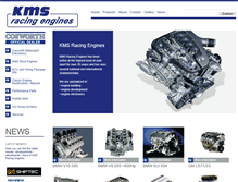 Tablet Screenshot of kmsracingengines.com